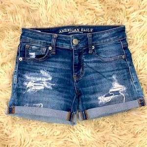 American eagle jean shorts